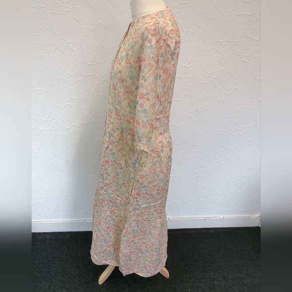Ex Cath Kidston Dress Cotton Blend Seaside Shells, Tiered Prairie Size UK 10 - Picture 3 of 6